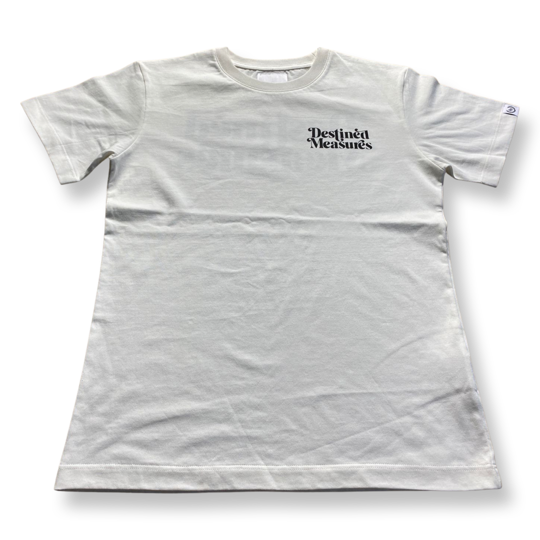 Short sleeve cream/black logo tee Ordering one size up highly recommended.